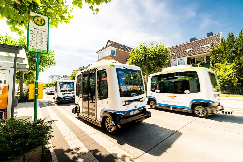 Bahnen Stadt Monheim Autonomer Bus - Simplyfuture