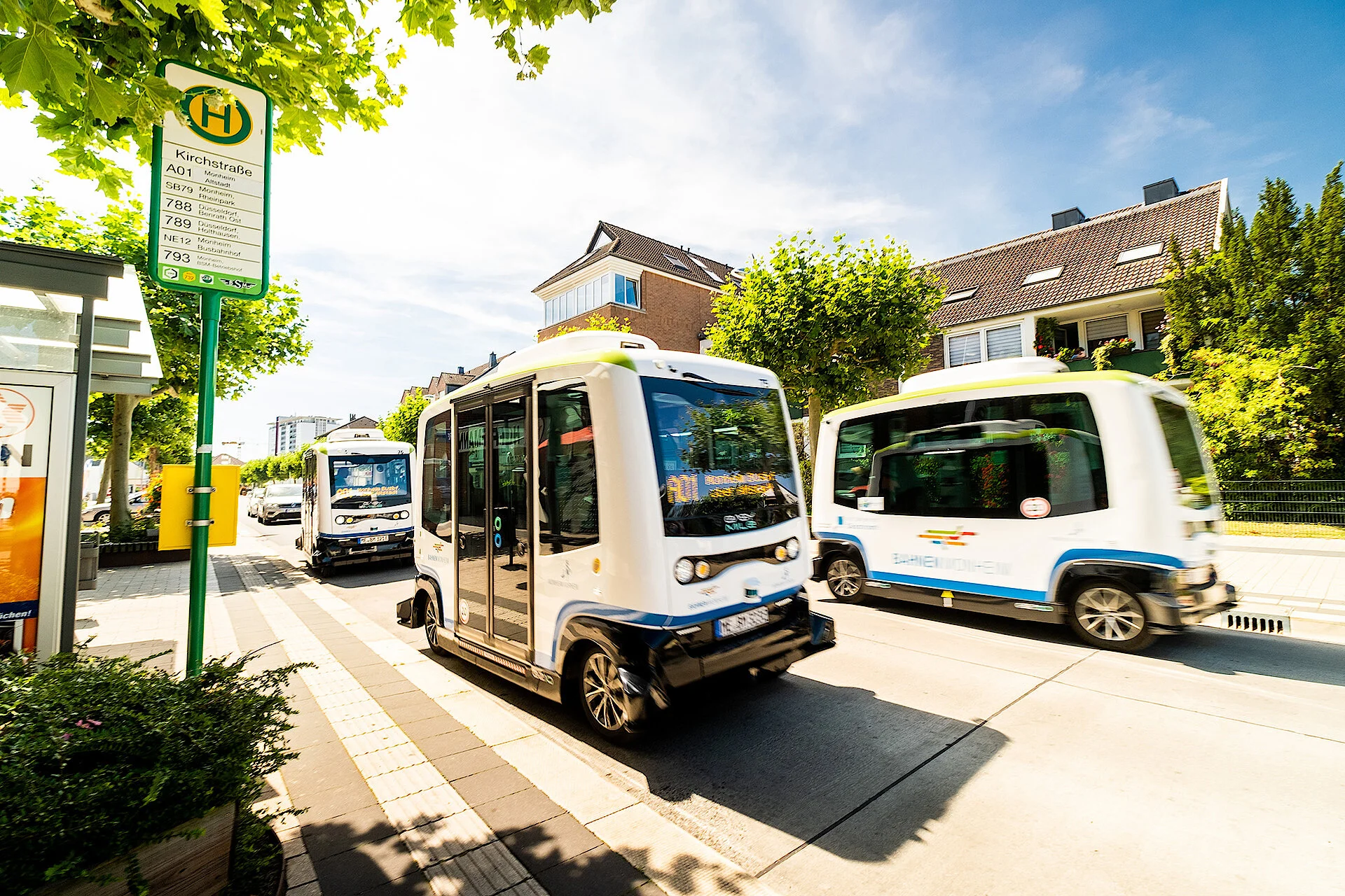 Bahnen Stadt Monheim Autonomer Bus - Simplyfuture