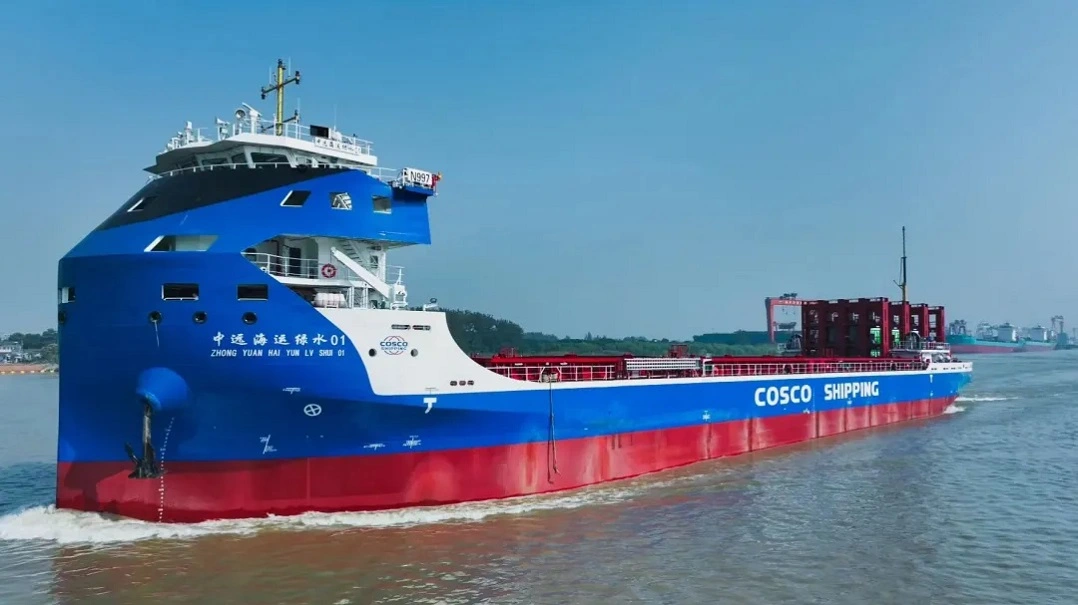 Größte elektrische Containerschiff der Welt